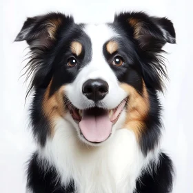 Happy Dog Close-up