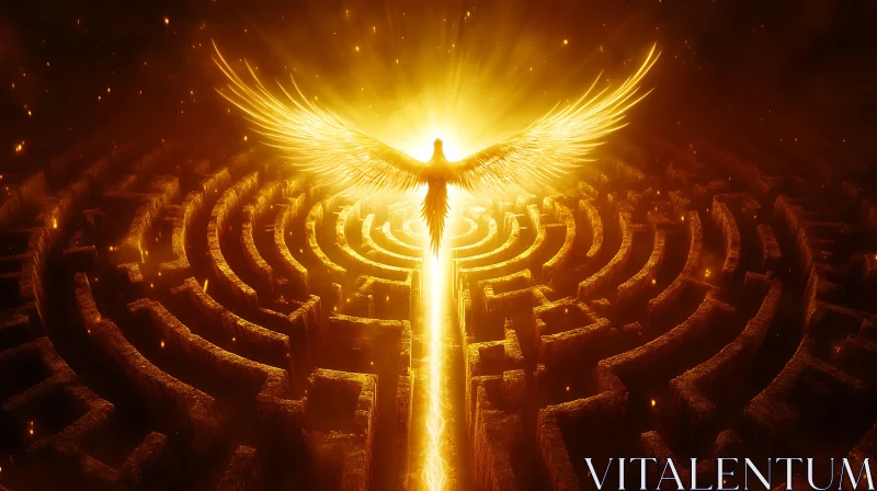 Phoenix Overcoming the Labyrinth