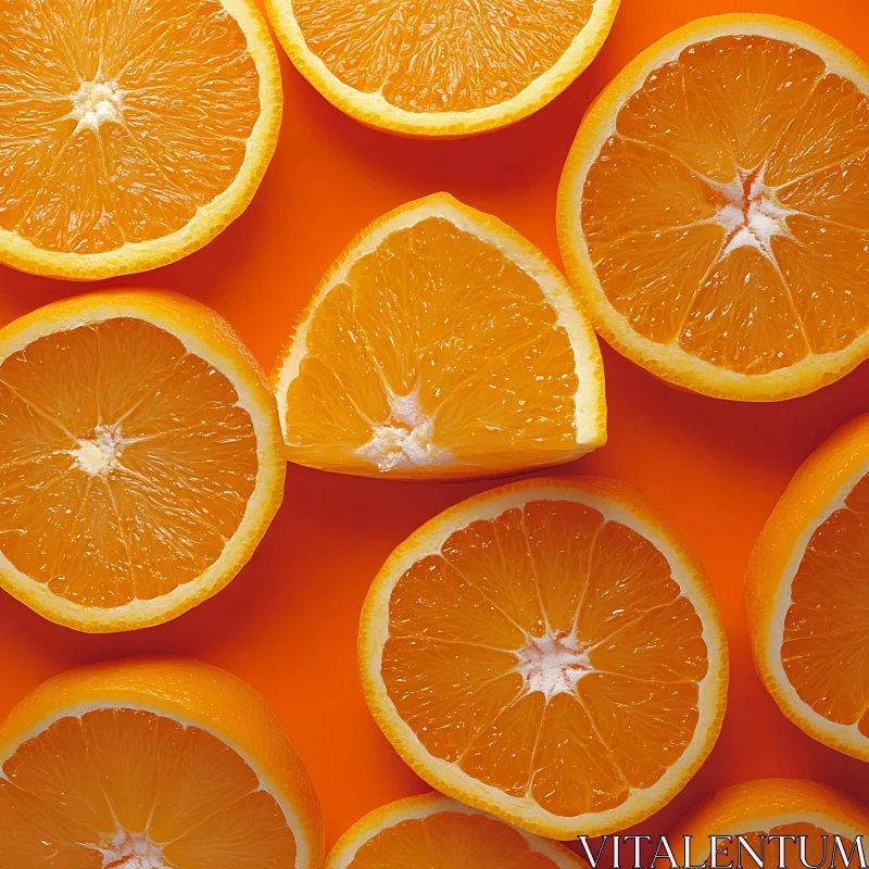 Vibrant Orange Fruit Composition