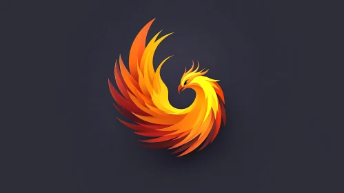 Phoenix Rising Illustration Art