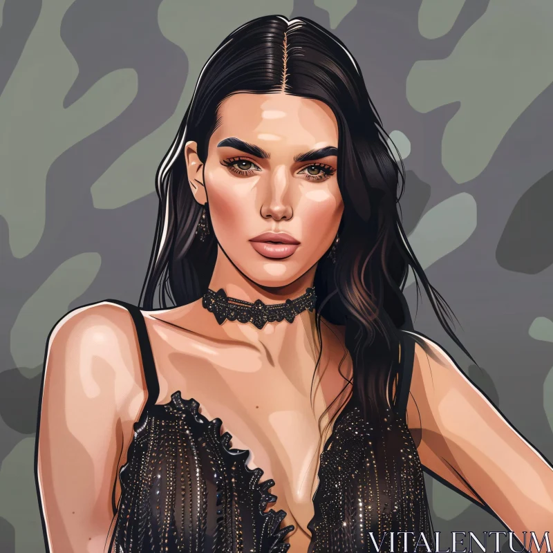 Glamorous Artistic Portrait of Kendall Jenner