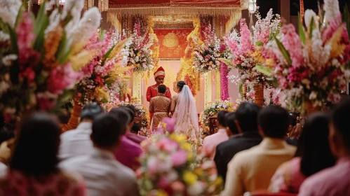 Floral Wedding Scene