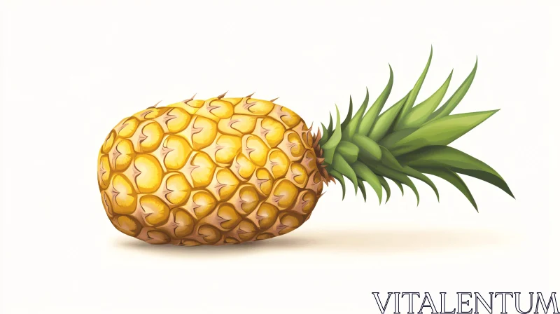 Tropical Pineapple Fruit Still