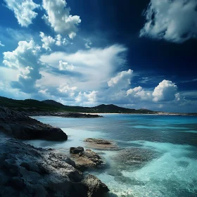 Coastal Tranquility: A Seascape Image
