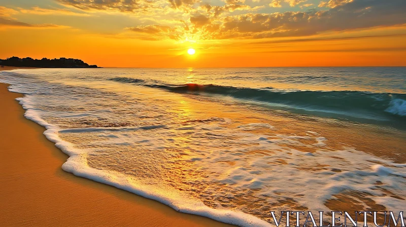 Tranquil Seascape at Dusk