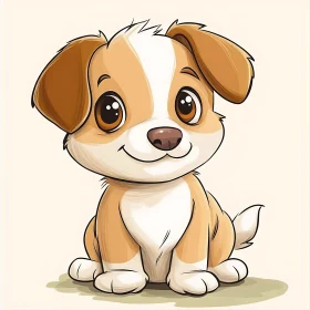 Cute Puppy Illustration