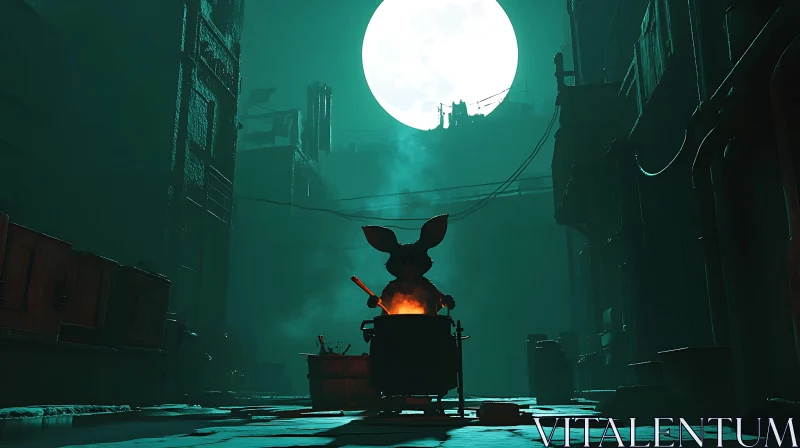 Moonlit Cauldron Rabbit