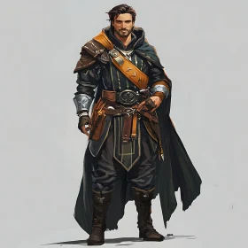 Fantasy Warrior Character Portrait