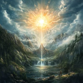 Radiant Mountain Vista