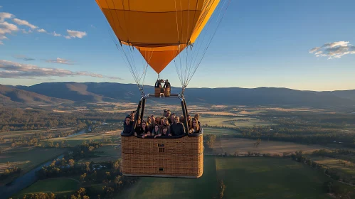 Ballooning Adventure Above Green Valley