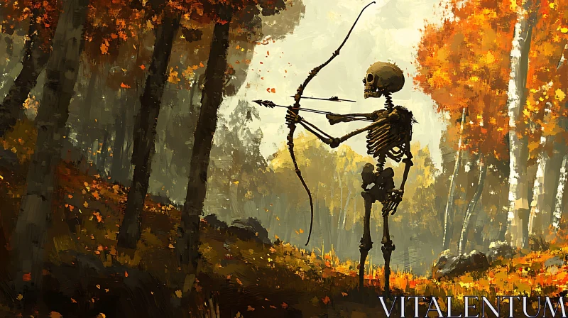 Forest Archer Skeleton Artwork