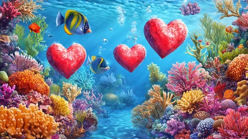 Underwater Valentine's Day