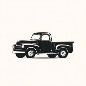 Vintage Truck Graphic Art