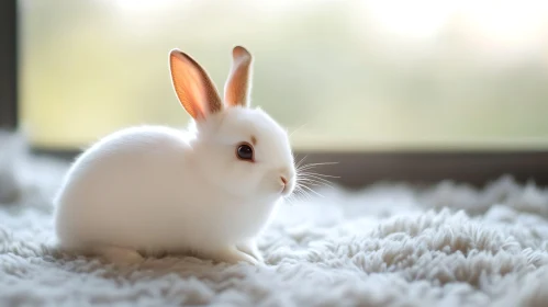 Gentle Bunny in Soft Light