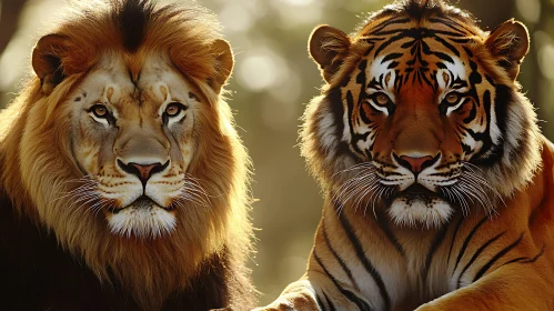 King and Stripes: A Wild Duo