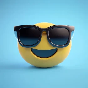 Happy Emoji With Sunglasses