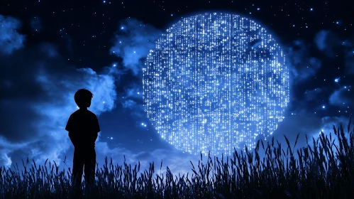 Digital Moon Dreamscape