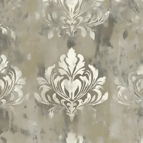 Vintage-Inspired Floral Damask Design