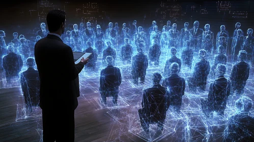 AI Network: Future Business Concept