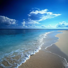 Seascape with Waves and Clouds