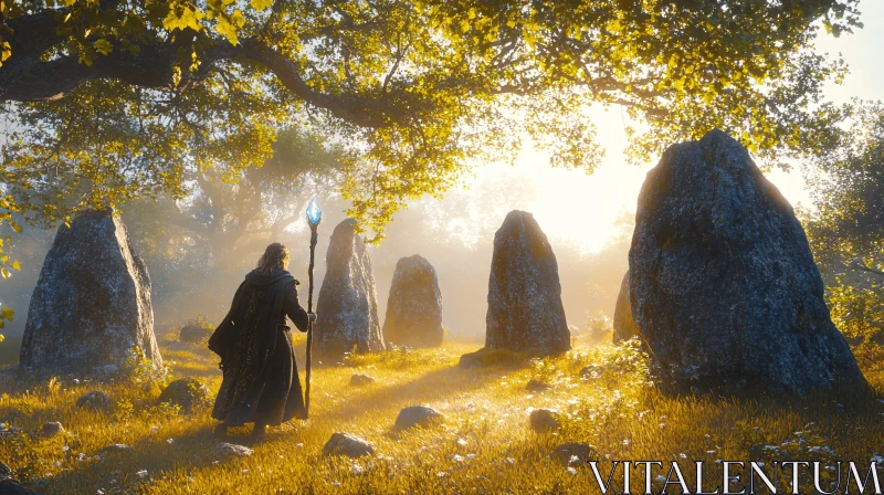 Enchantment of the Standing Stones AI Image