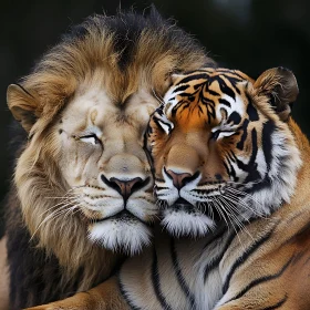 Lion and Tiger Together