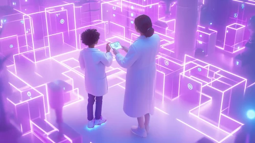 Future Science Lab with Neon