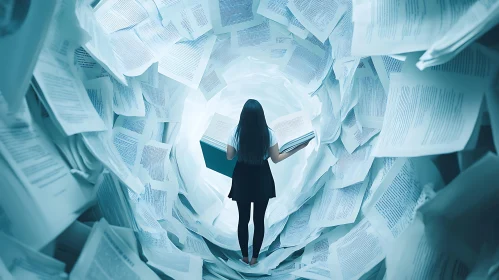 The Reader in Paper Labyrinth