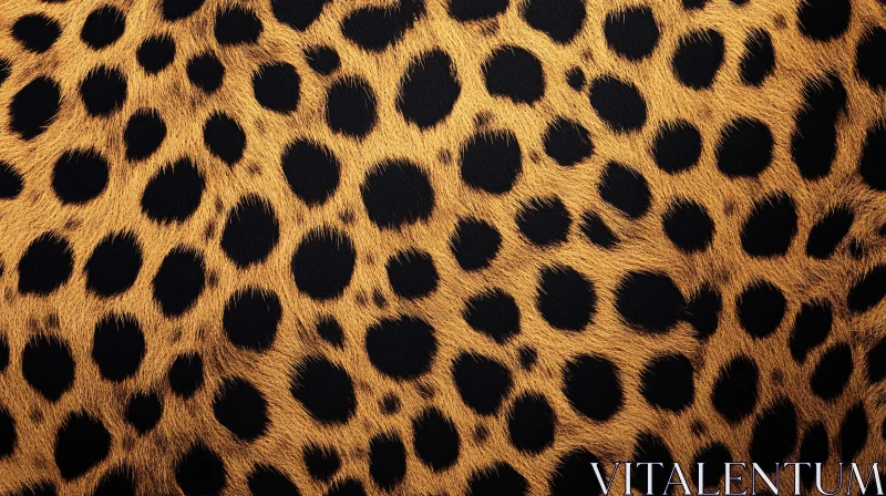 Spotted Animal Fur Texture Background AI Image