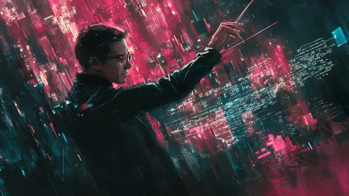 Orchestrating the Night: A City's Glow