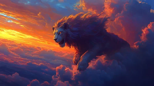 Lion in the Sky