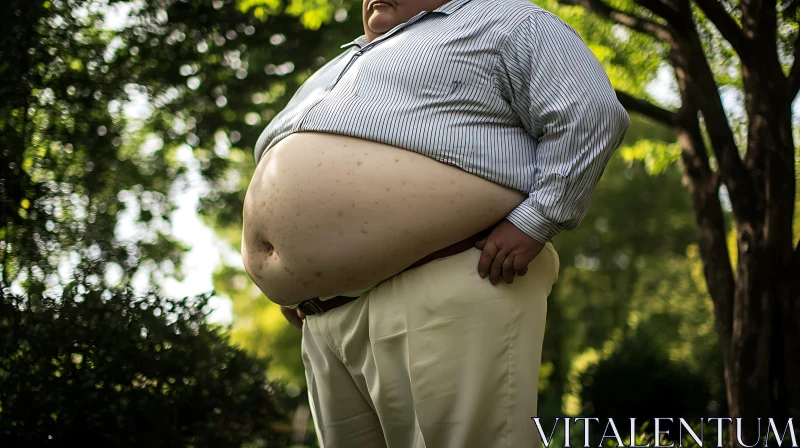 AI ART Candid Outdoor Portrait of a Man