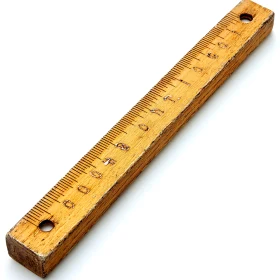 Antique Wooden Ruler