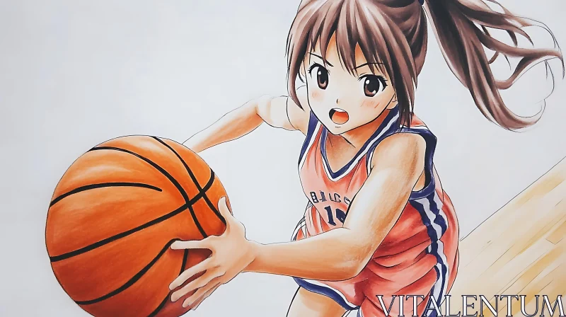 Anime Sports Art AI Image