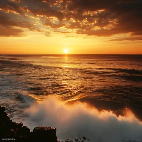 Ocean Sunset Seascape