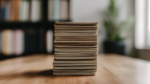 Pile of Paper on Desk