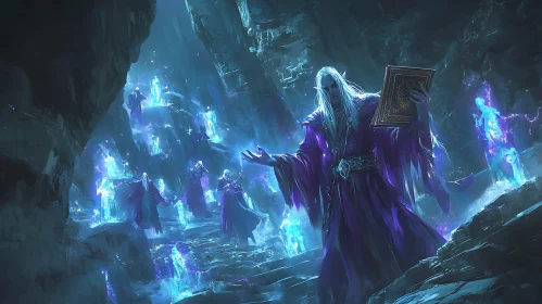 Ethereal Wizard Casting Spells