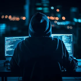 Anonymous Coder in the Digital Shadows