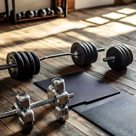 Fitness Weights and Exercise Mat