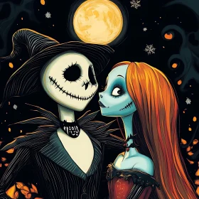 Whimsical Halloween Character Art