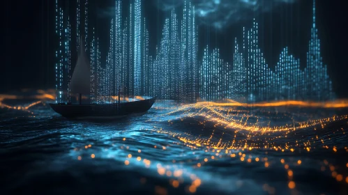 Boat on Data Ocean