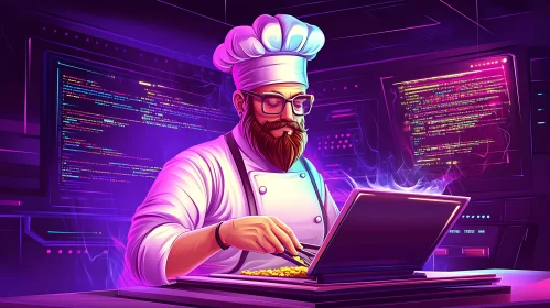 Futuristic Chef Coding