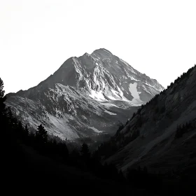 Snow-Capped Peaks: A Mountainous Vista