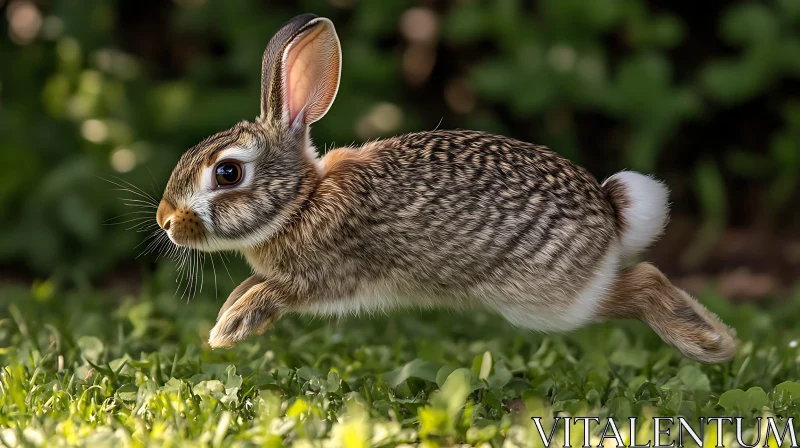 Agile Rabbit in Motion AI Image