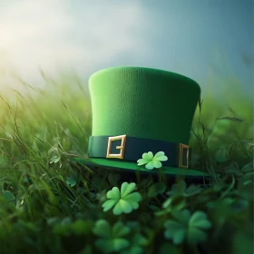 St. Patrick's Day Hat in Meadow