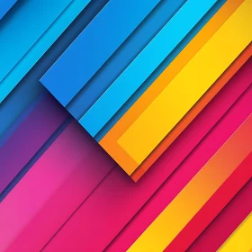 Modern Abstract Color Lines Design