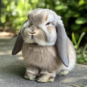 Peaceful Bunny in Natural Light