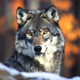 Wolf's Gaze: A Portrait of Wilderness