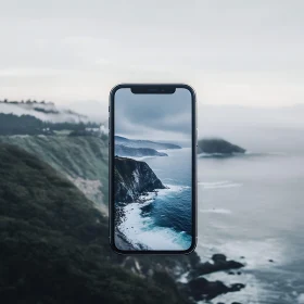 Ocean View on Mobile Screen