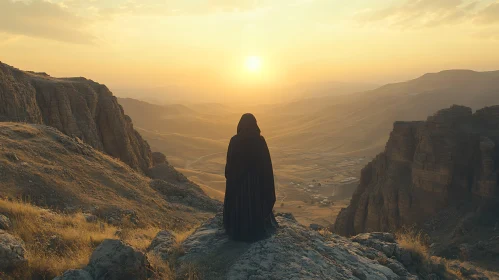 Sunset View From Mountain Top